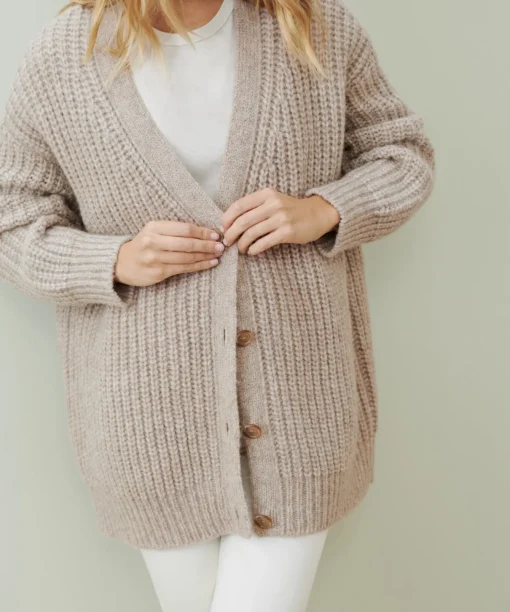 Alpaca Cocoon Cardigan