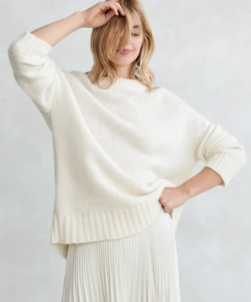 Alpaca Cocoon Crewneck