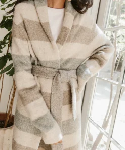 Belted Sweater Coat