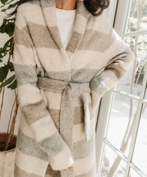 Belted Sweater Coat