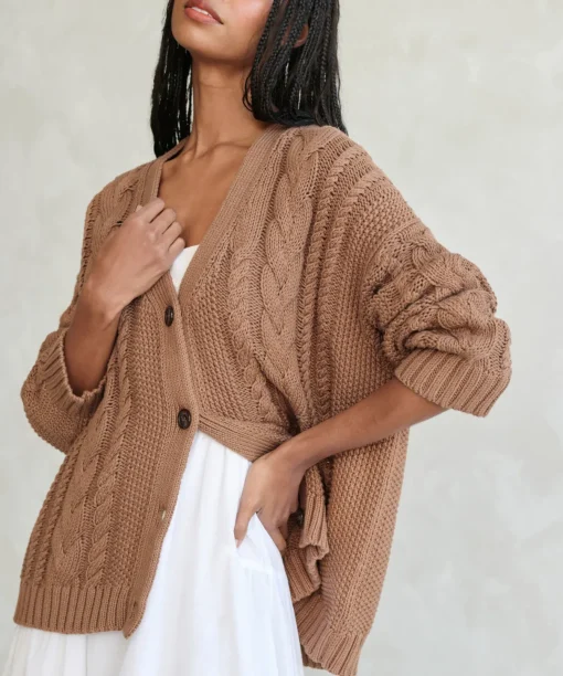 Cable Cardigan