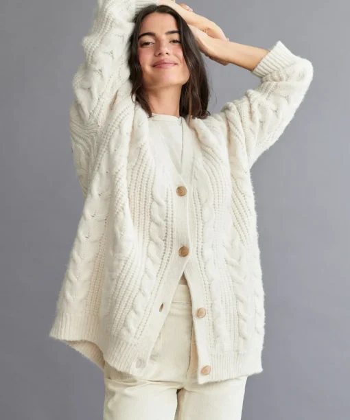 Cable Cocoon Cardigan