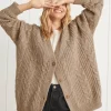 Cable Cocoon Cardigan