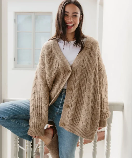Cable Cocoon Cardigan