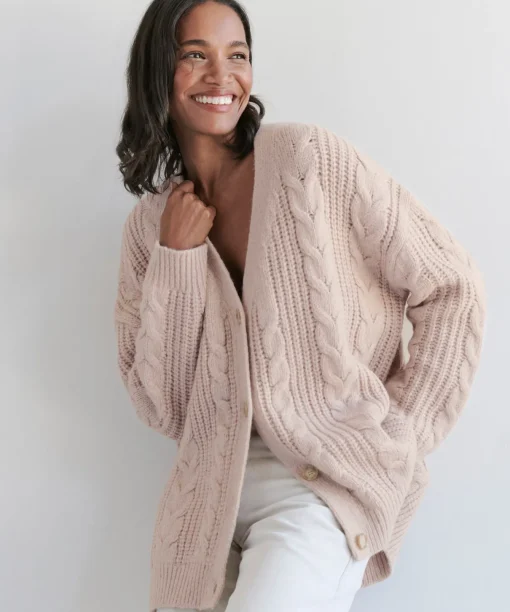Cable Cocoon Cardigan