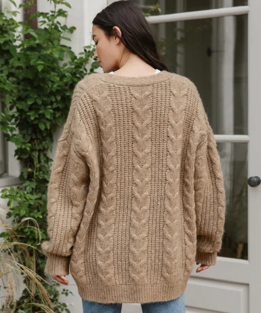 Cable Cocoon Cardigan