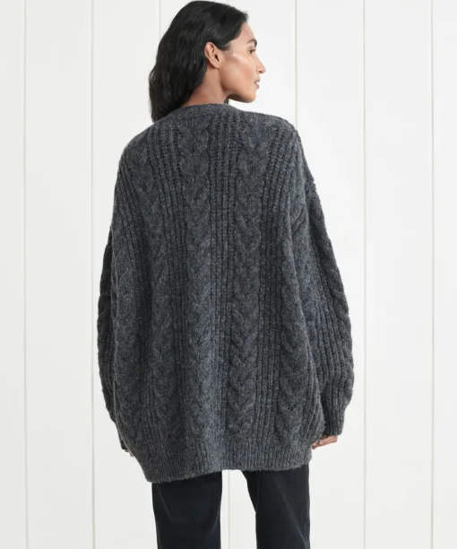 Cable Cocoon Cardigan