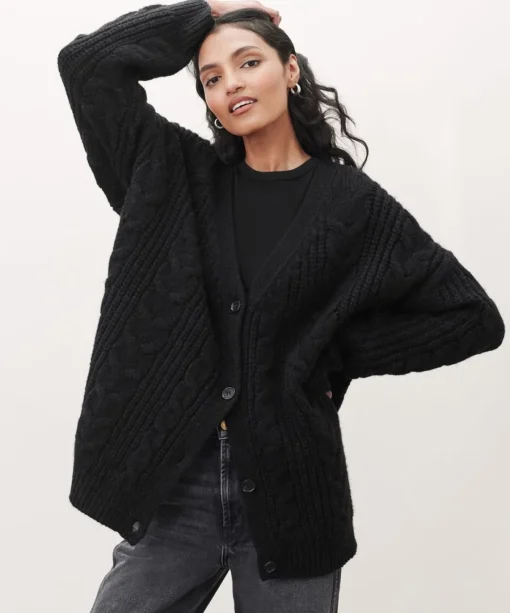 Cable Cocoon Cardigan