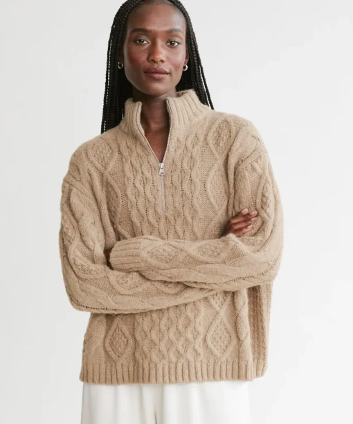Cable Half Zip