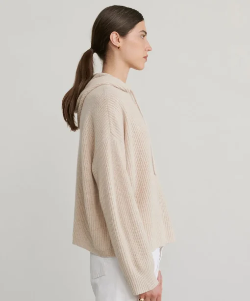 Cashmere Fisherman Hoodie