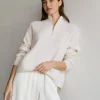 Cashmere Half Zip