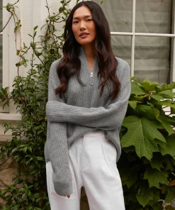 Cashmere Half Zip