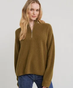 Cashmere Half Zip