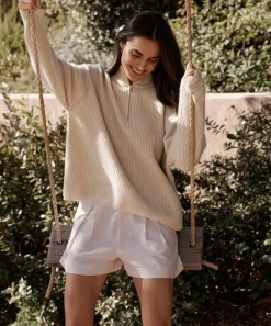 Cashmere Half Zip