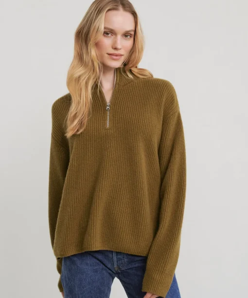 Cashmere Half Zip