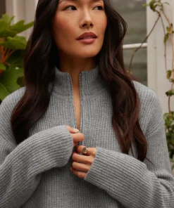 Cashmere Half Zip