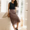 Cheetah Slip Skirt
