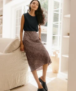 Cheetah Slip Skirt