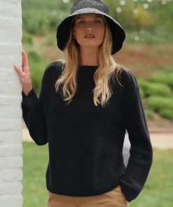 Cotton Boatneck Sweater