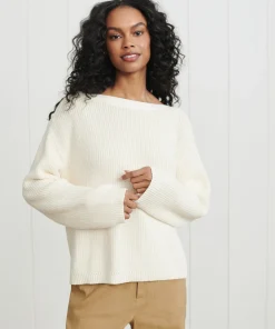 Cotton Boatneck Sweater