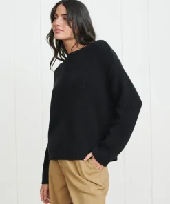 Cotton Boatneck Sweater