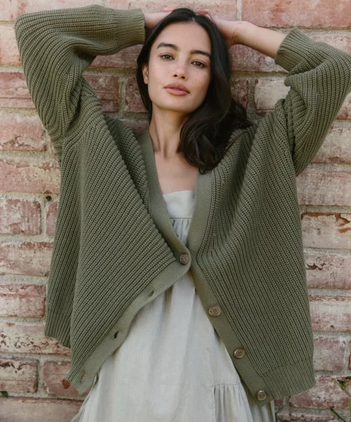 Cotton Cocoon Cardigan