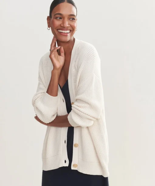 Cotton Cocoon Cardigan