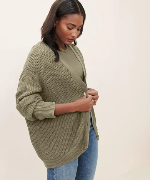 Cotton Cocoon Cardigan