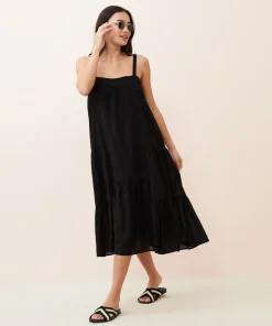 Cotton Crossover Sandal