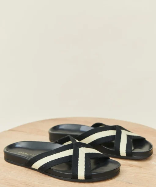 Cotton Crossover Sandal