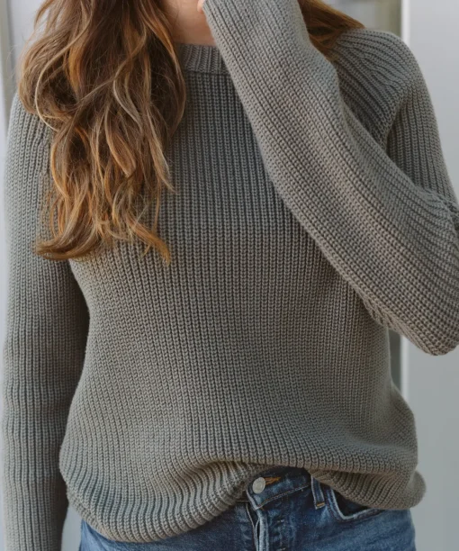 Cotton Fisherman Sweater