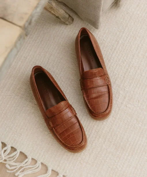 Croc Embossed Loafer