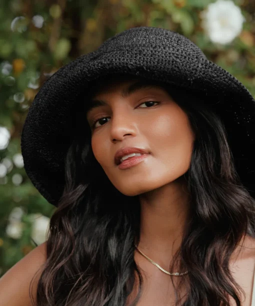 Crochet Raffia Sun Hat