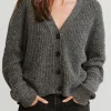 Cropped Cashmere Cocoon Cardigan