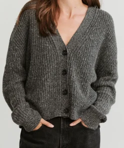 Cropped Cashmere Cocoon Cardigan
