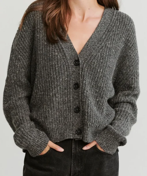 Cropped Cashmere Cocoon Cardigan