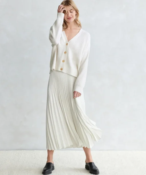 Cropped Cashmere Cocoon Cardigan