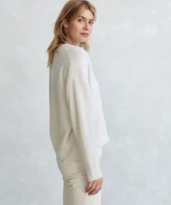 Cropped Cashmere Cocoon Cardigan