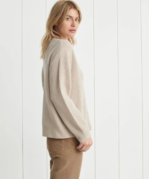 Cropped Cashmere Cocoon Cardigan
