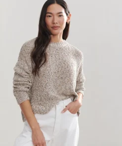 Cropped Cocoon Crewneck