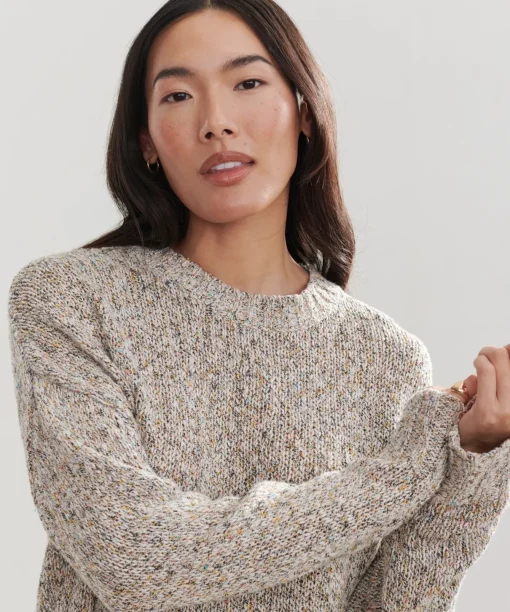 Cropped Cocoon Crewneck