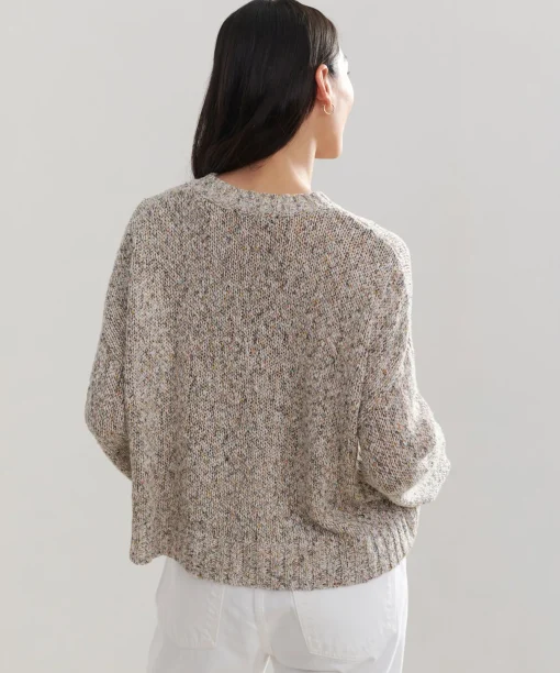 Cropped Cocoon Crewneck