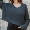 Cropped Cotton Cabin Sweater