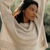 Cropped Linen Crewneck