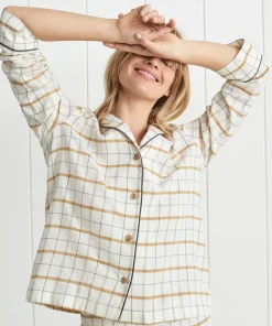 Flannel Pajama Top