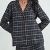 Flannel Pajama Top