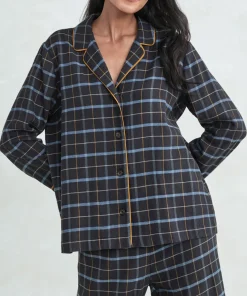 Flannel Pajama Top