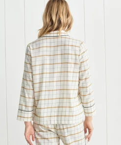 Flannel Pajama Top