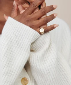Gemma Baguette Signet Ring