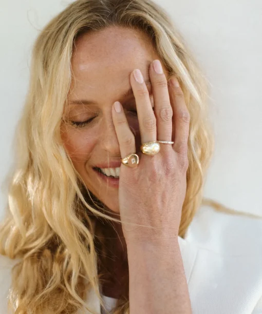 Gemma Baguette Signet Ring